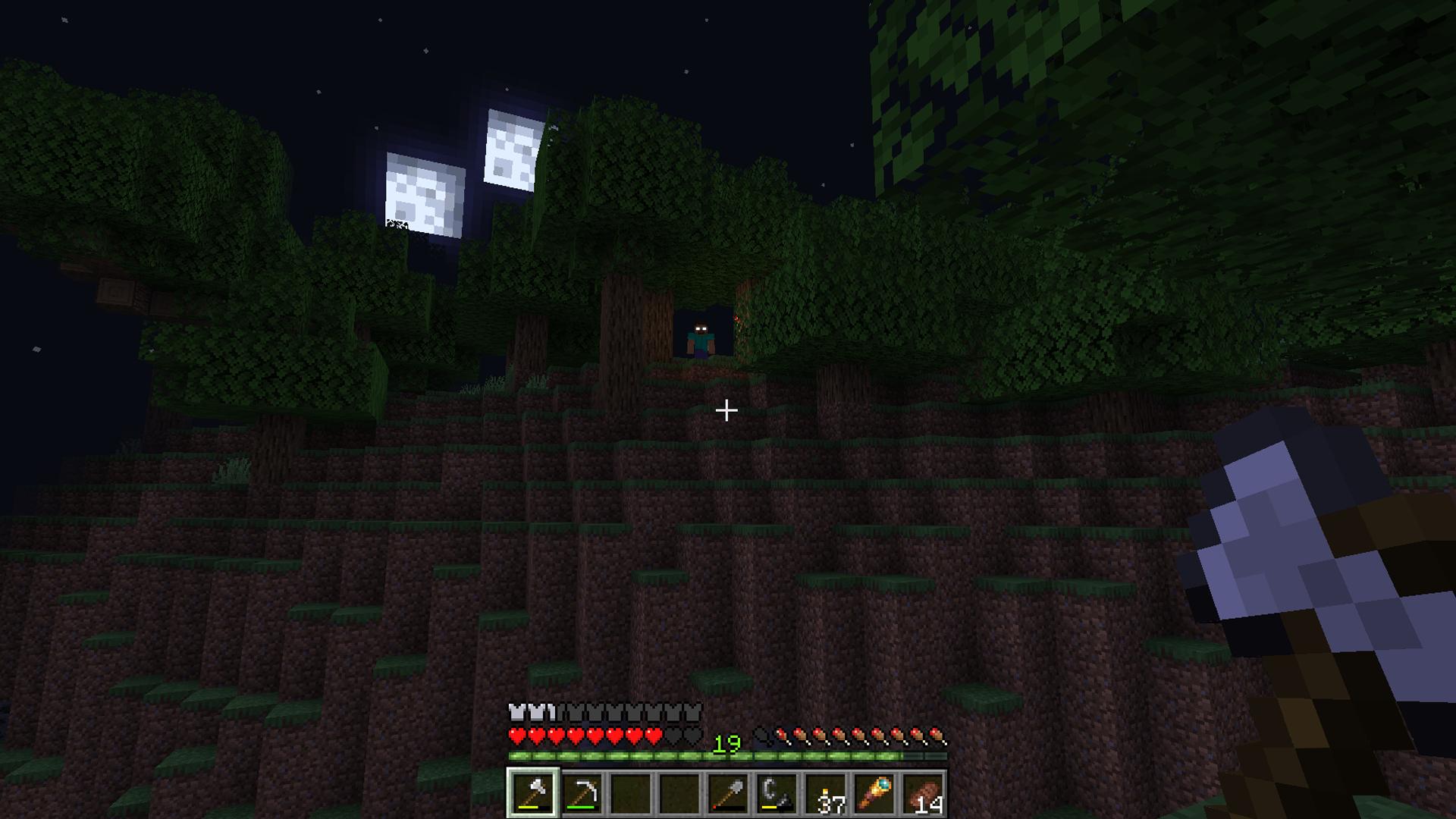 herobrine in fog