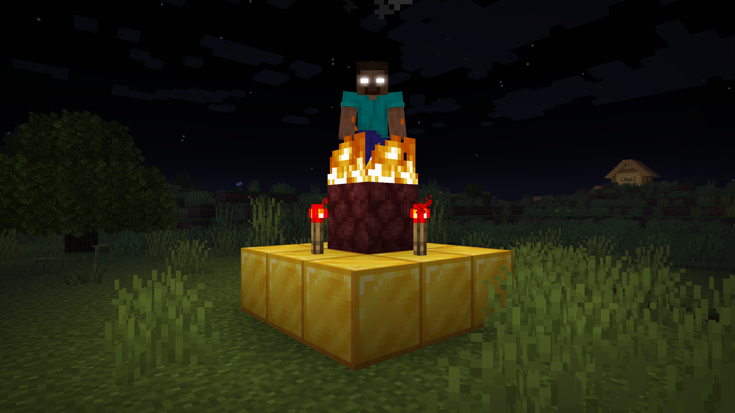 minecraft shrine of herobrine