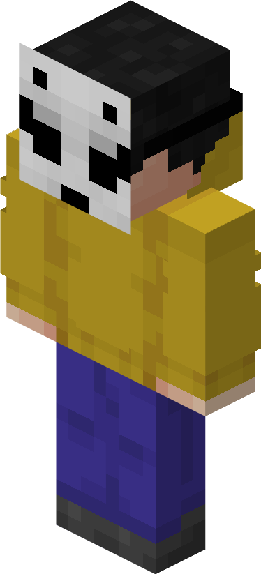 Fire Herobrine Minecraft Skin